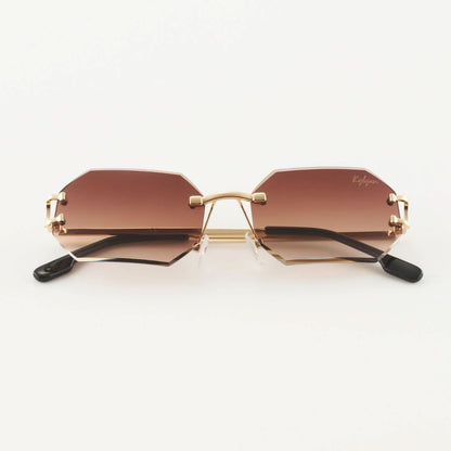 Nedge Brown Sonnenbrillen